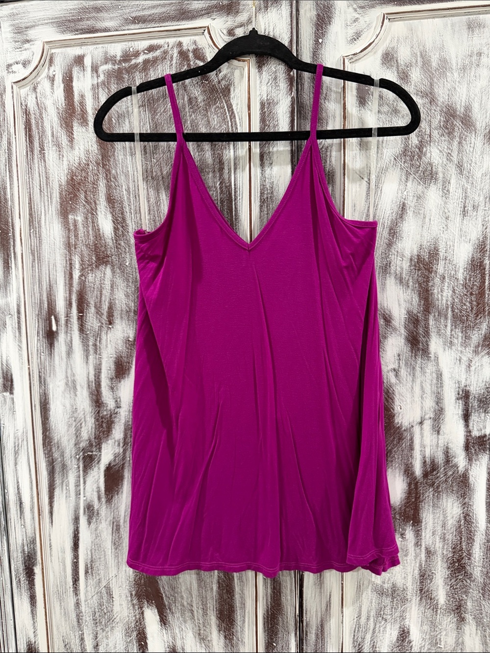 mts Magenta V-Neck Spaghetti-Strap Camisole